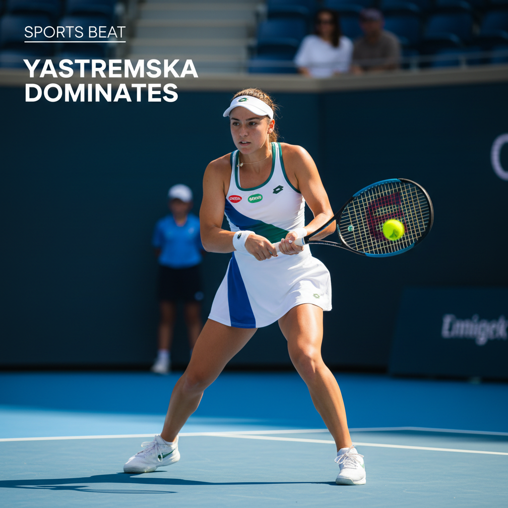 Visual representation of dayana yastremska