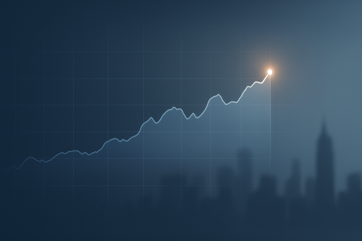 Visual representation of 10 year treasury yield