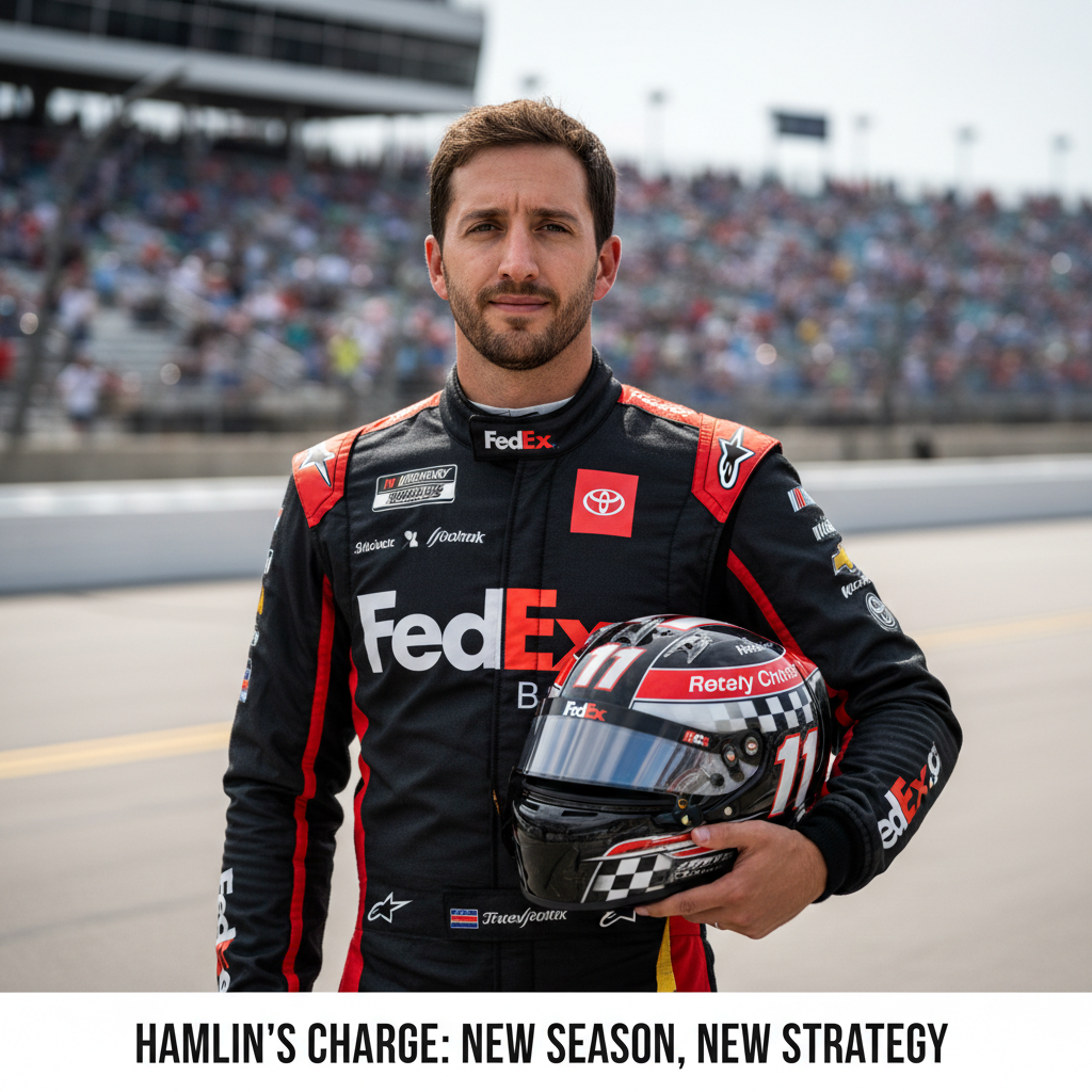 Visual representation of denny hamlin