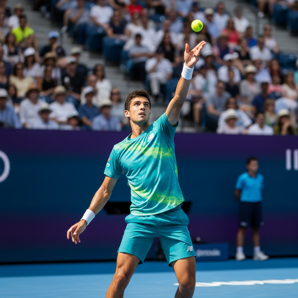 Visual representation of denis shapovalov