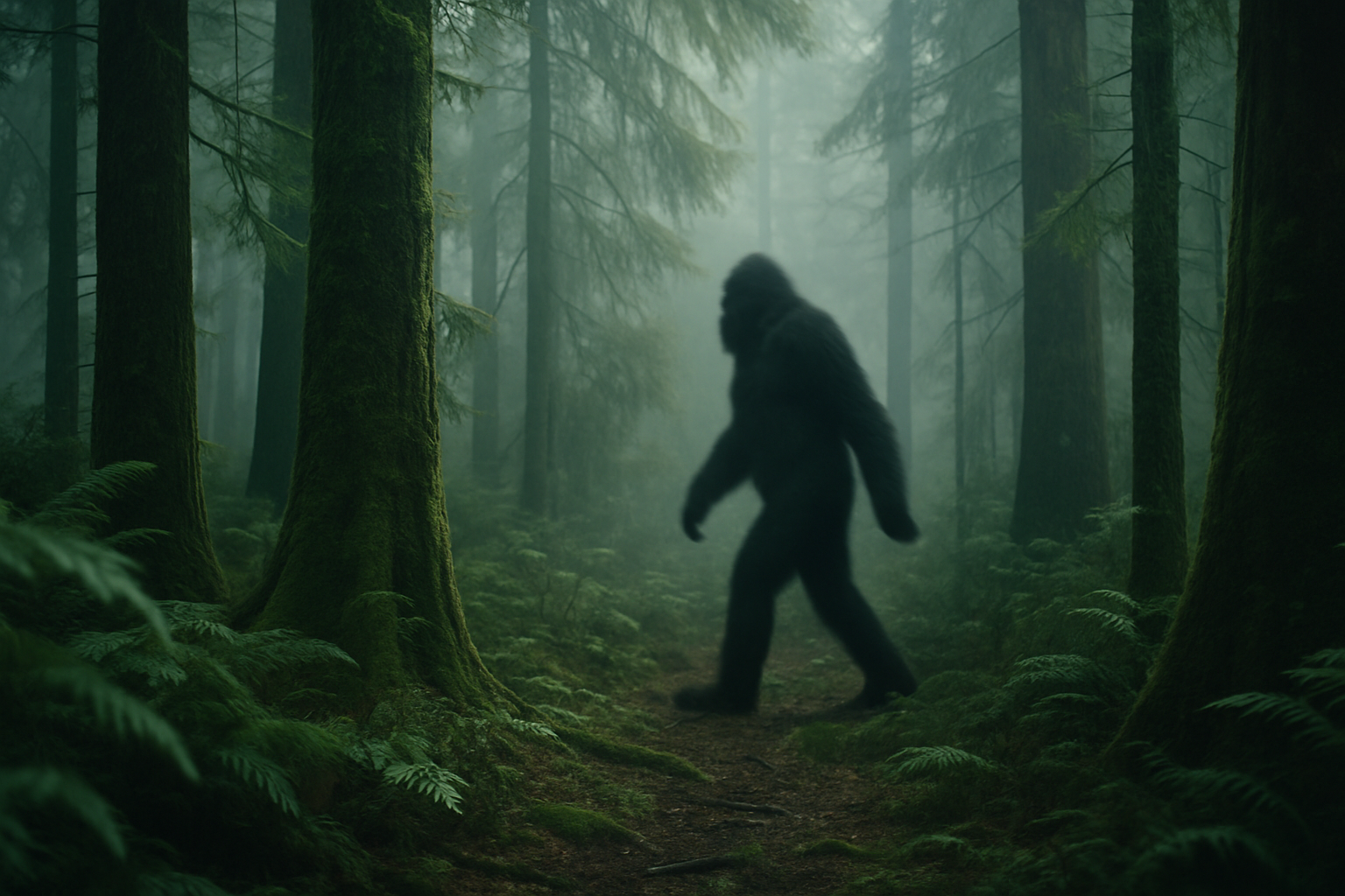 Visual representation of Recent Bigfoot sighting videos emerge from Pacific Northwest forests sparking debate