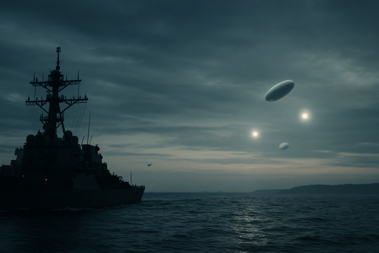 Visual representation of US Navy releases new video footage of unexplained aerial phenomena (UAP) encounters near East Coast waters
