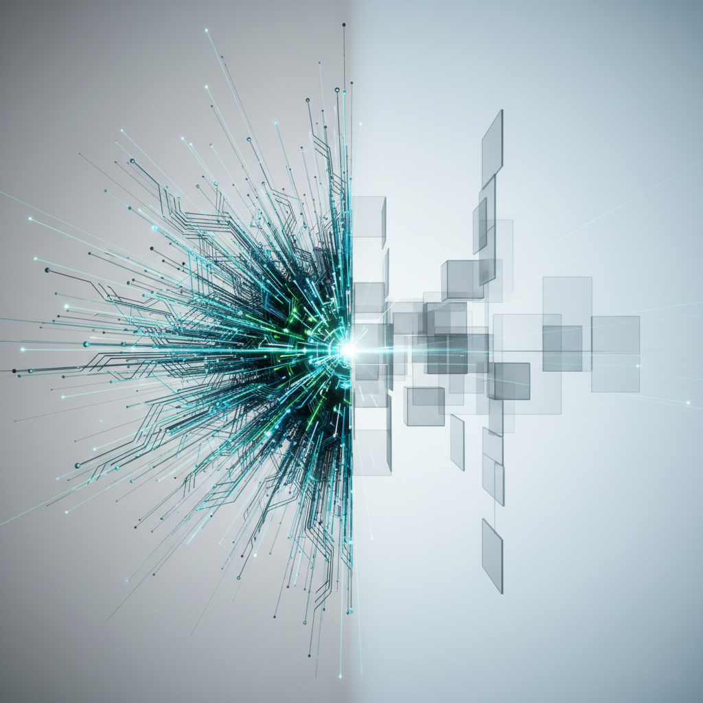 Visual representation of Debates over AI regulation intensify following the release of new generative AI tools by major tech companies