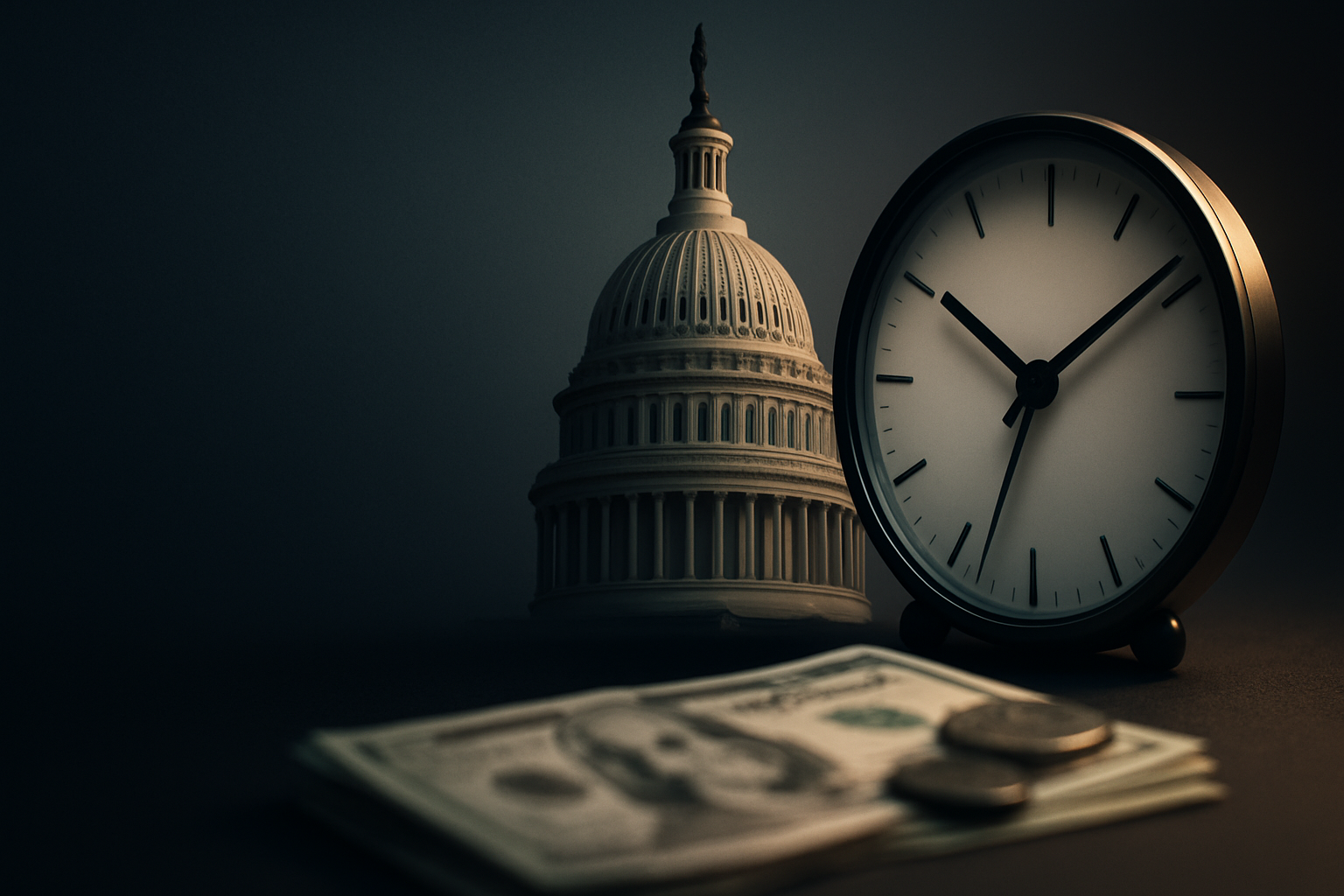 Visual representation of Debate over the U.S. debt ceiling and potential government shutdown deadline