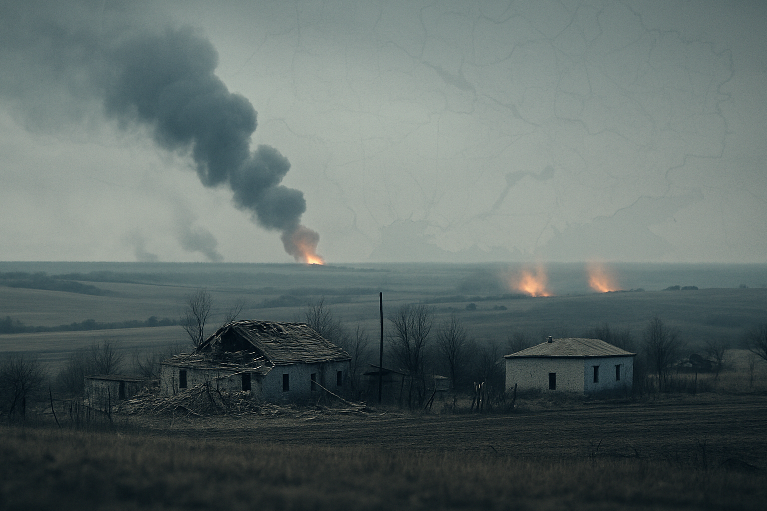 Visual representation of Ongoing Ukraine-Russia conflict with recent escalations in eastern Ukraine