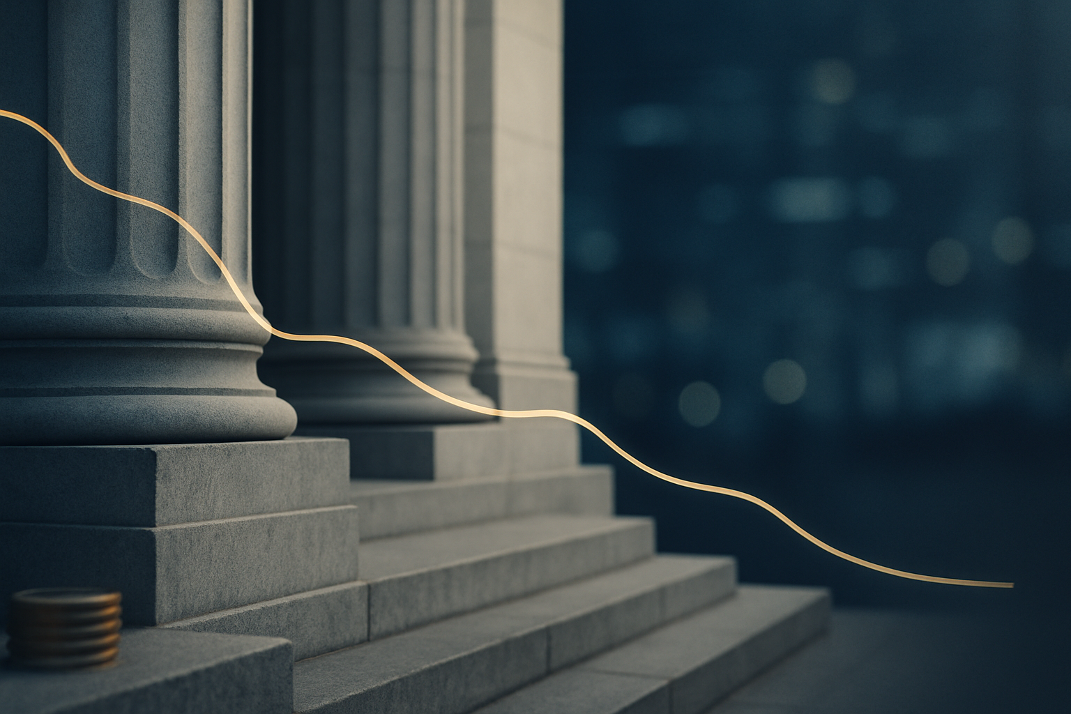 Visual representation of Federal Reserve signals potential pause on interest rate hikes amid inflation easing