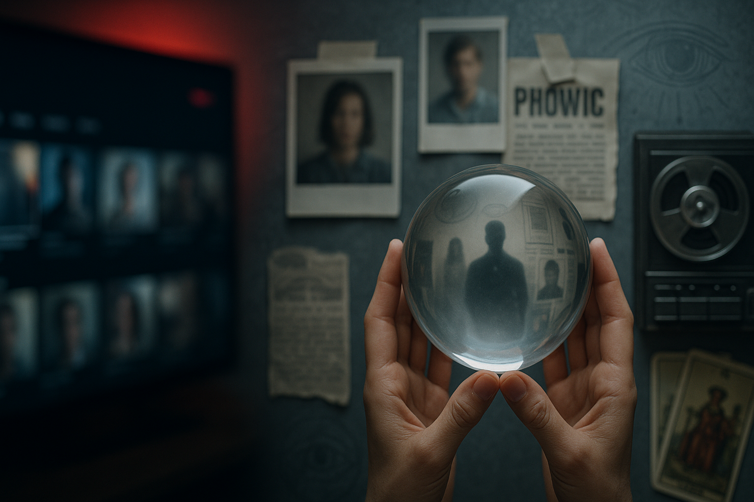 Visual representation of New documentary series on Netflix exploring psychic phenomena and real-life clairvoyant cases gaining huge viewership