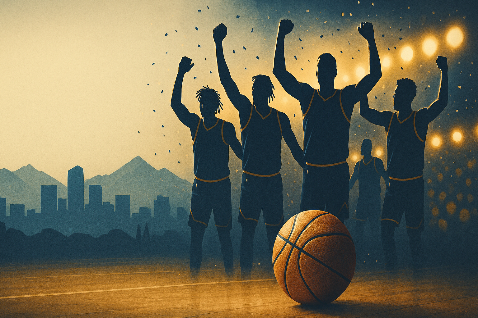 Visual representation of 2024 NBA Playoffs: Denver Nuggets advance to the Western Conference Finals