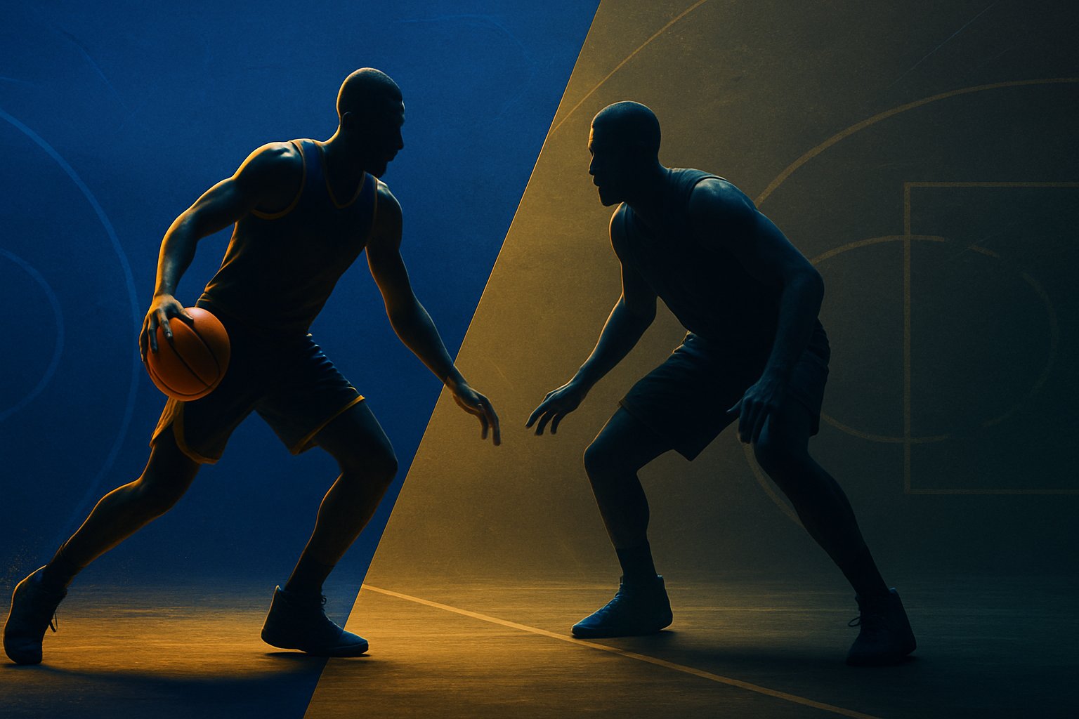 Visual representation of warriors vs jazz