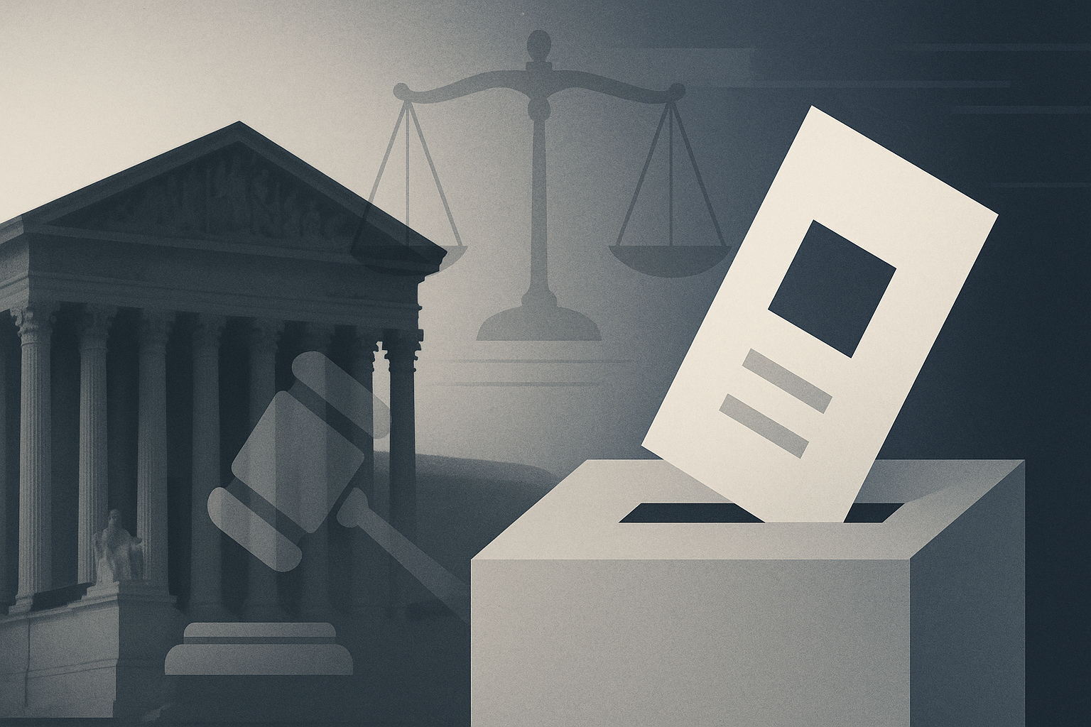 Visual representation of Debates over the US Supreme Court's rulings on voting rights legislation