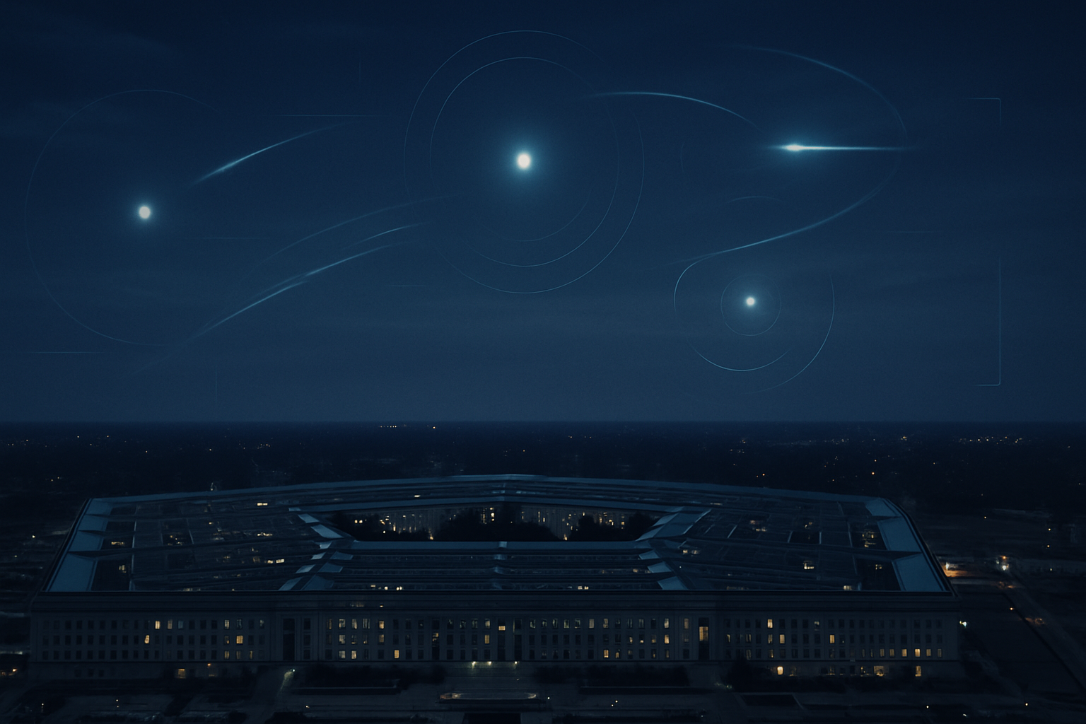 Visual representation of Pentagon's latest UAP report fuels debate on extraterrestrial technology authenticity