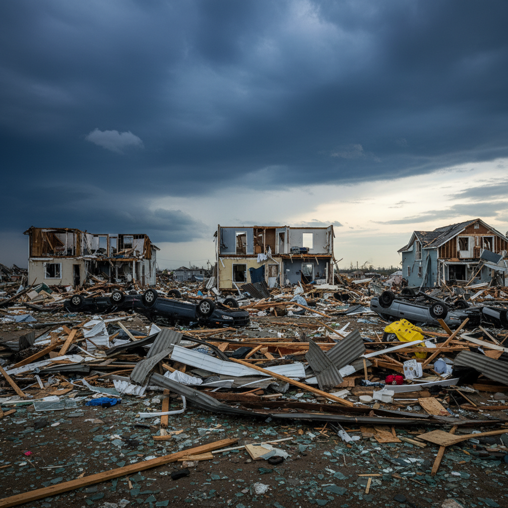 Visual representation of kankakee tornado