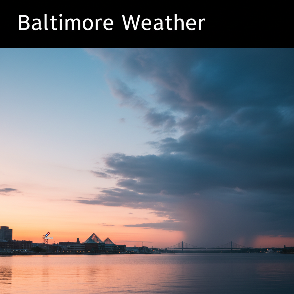 Visual representation of baltimore weather