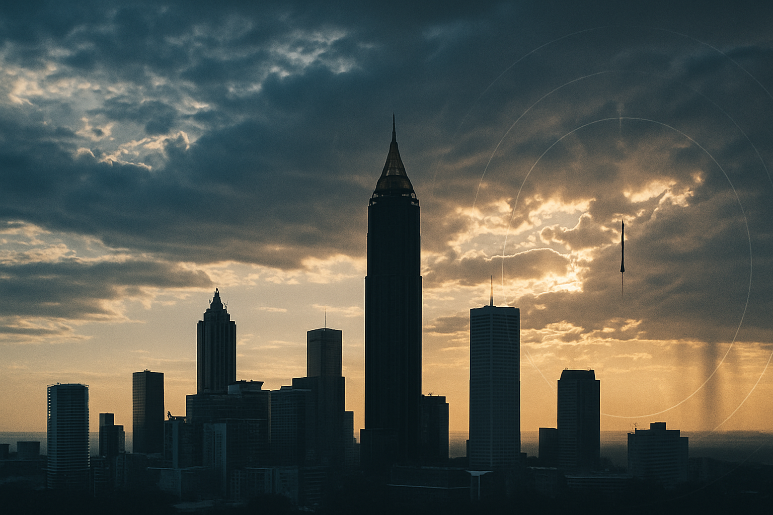 Visual representation of atlanta weather