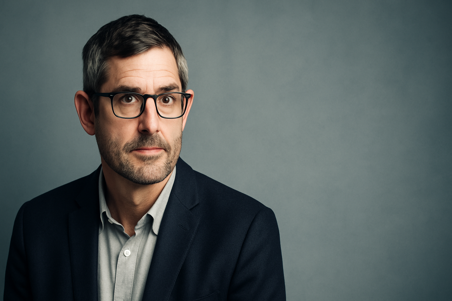 Visual representation of louis theroux