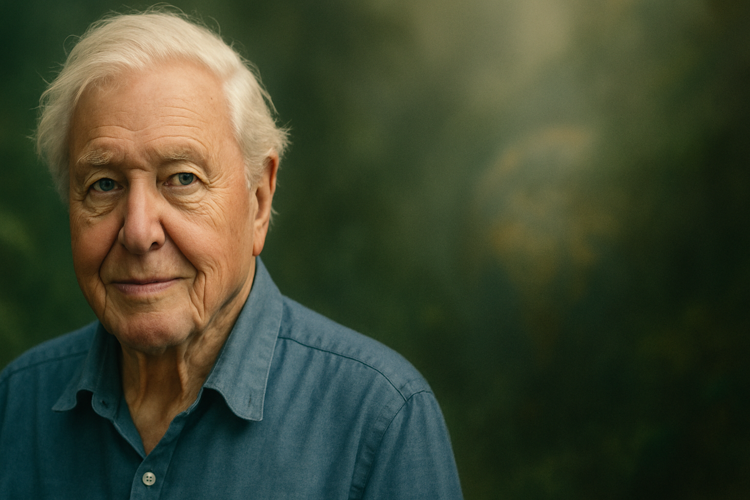 Visual representation of david attenborough