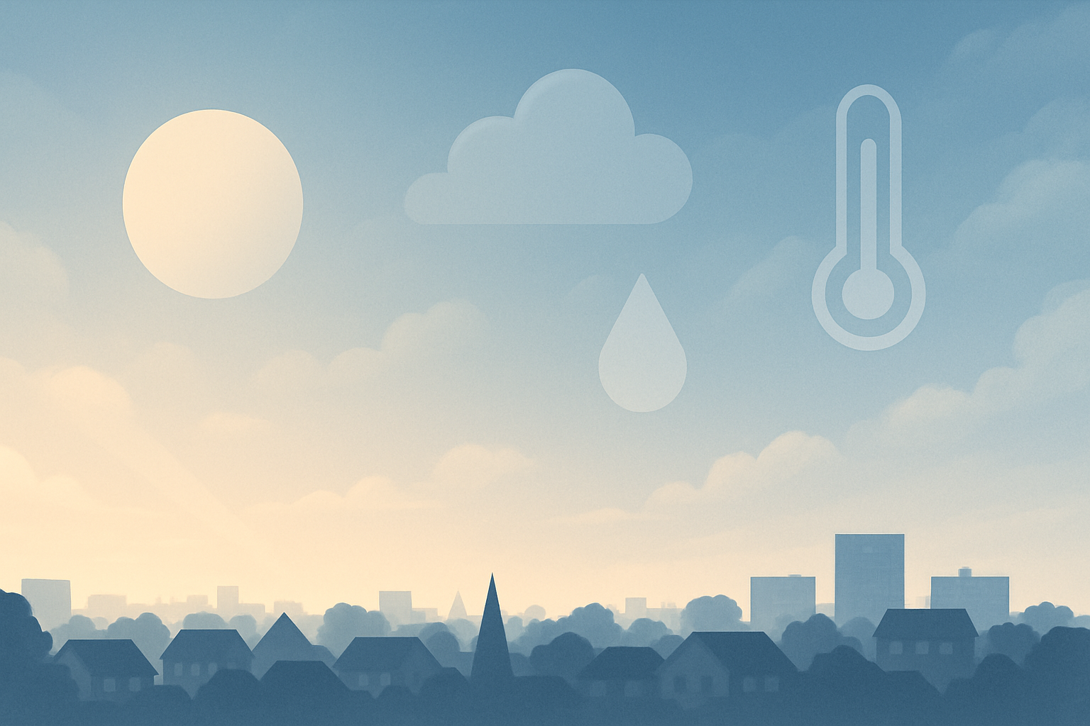 Visual representation of local weather