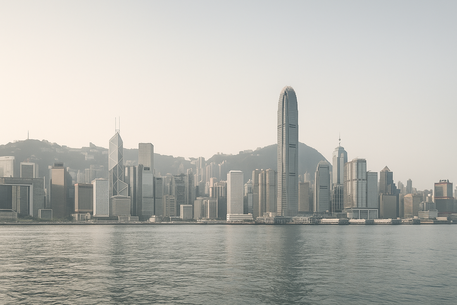 Visual representation of hong kong