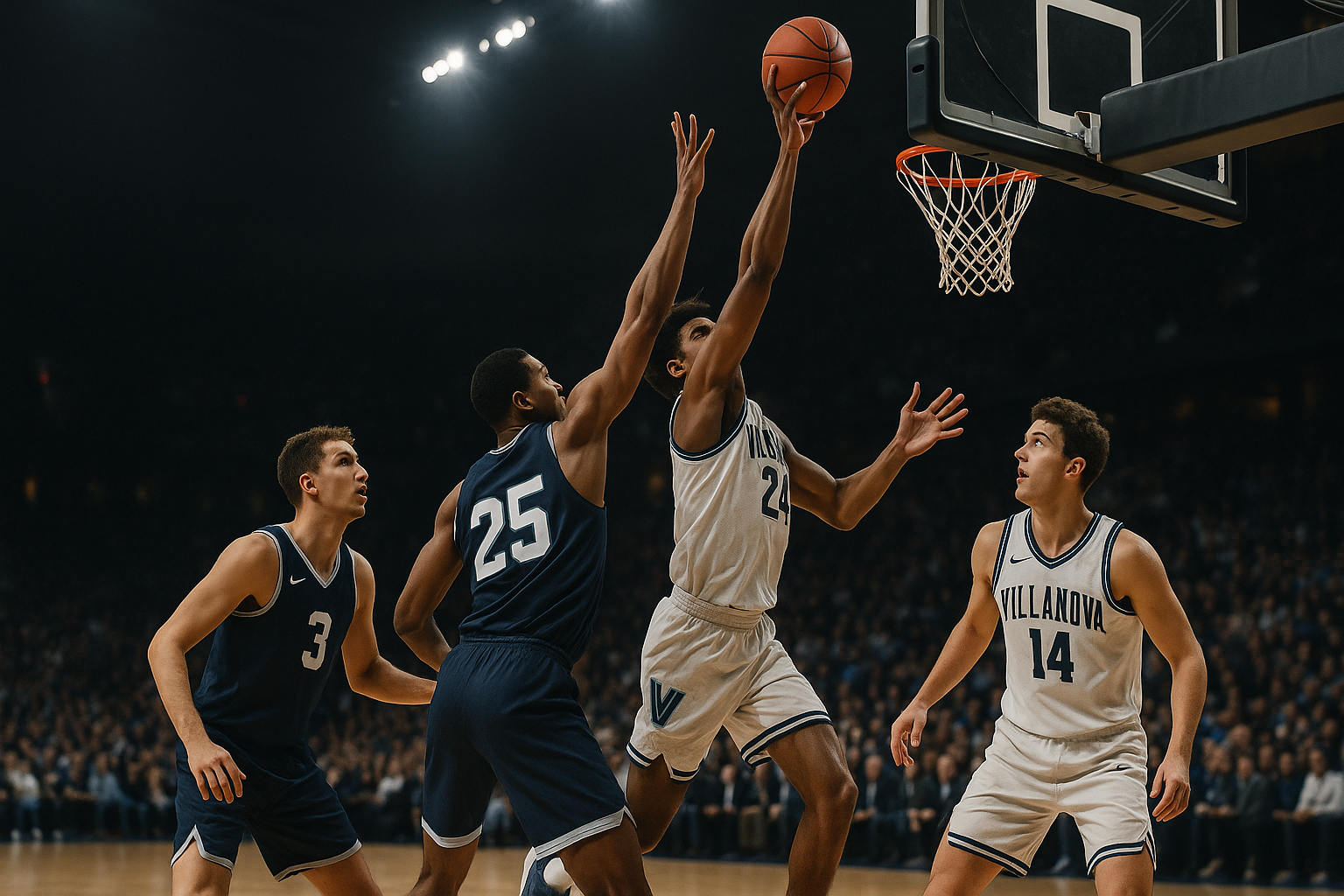 Visual representation of villanova basketball