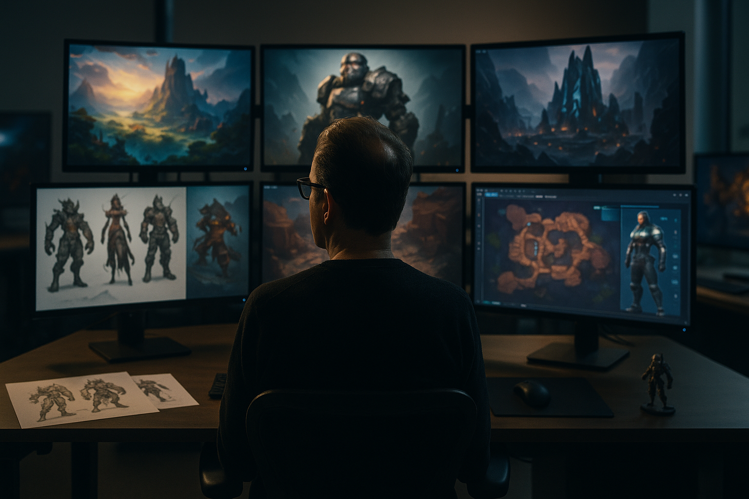 Visual representation of jeff kaplan games