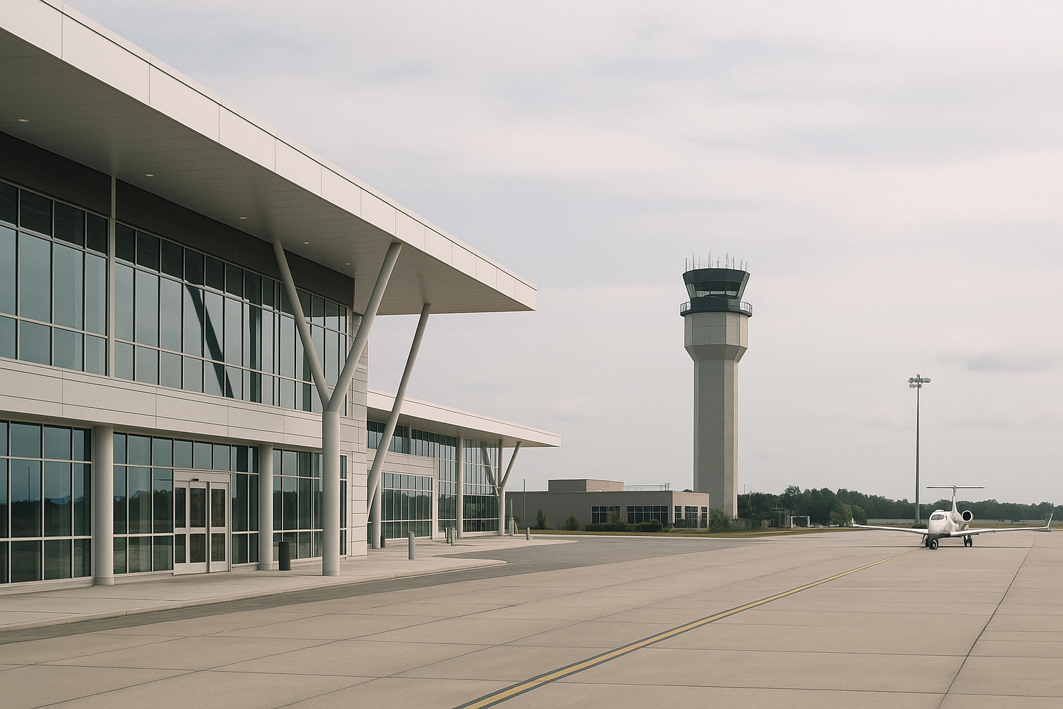 Visual representation of ilm airport