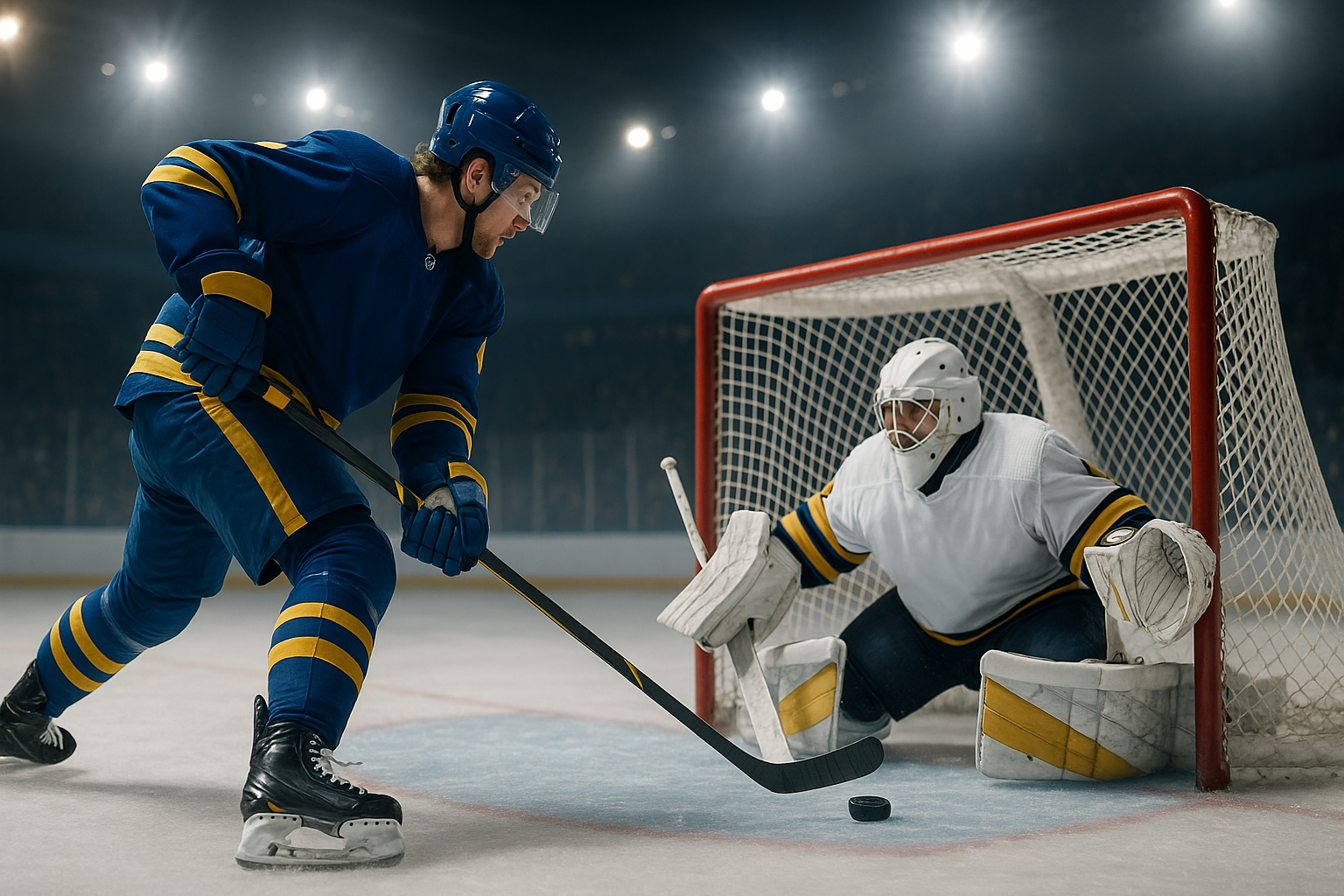 Visual representation of sabres score