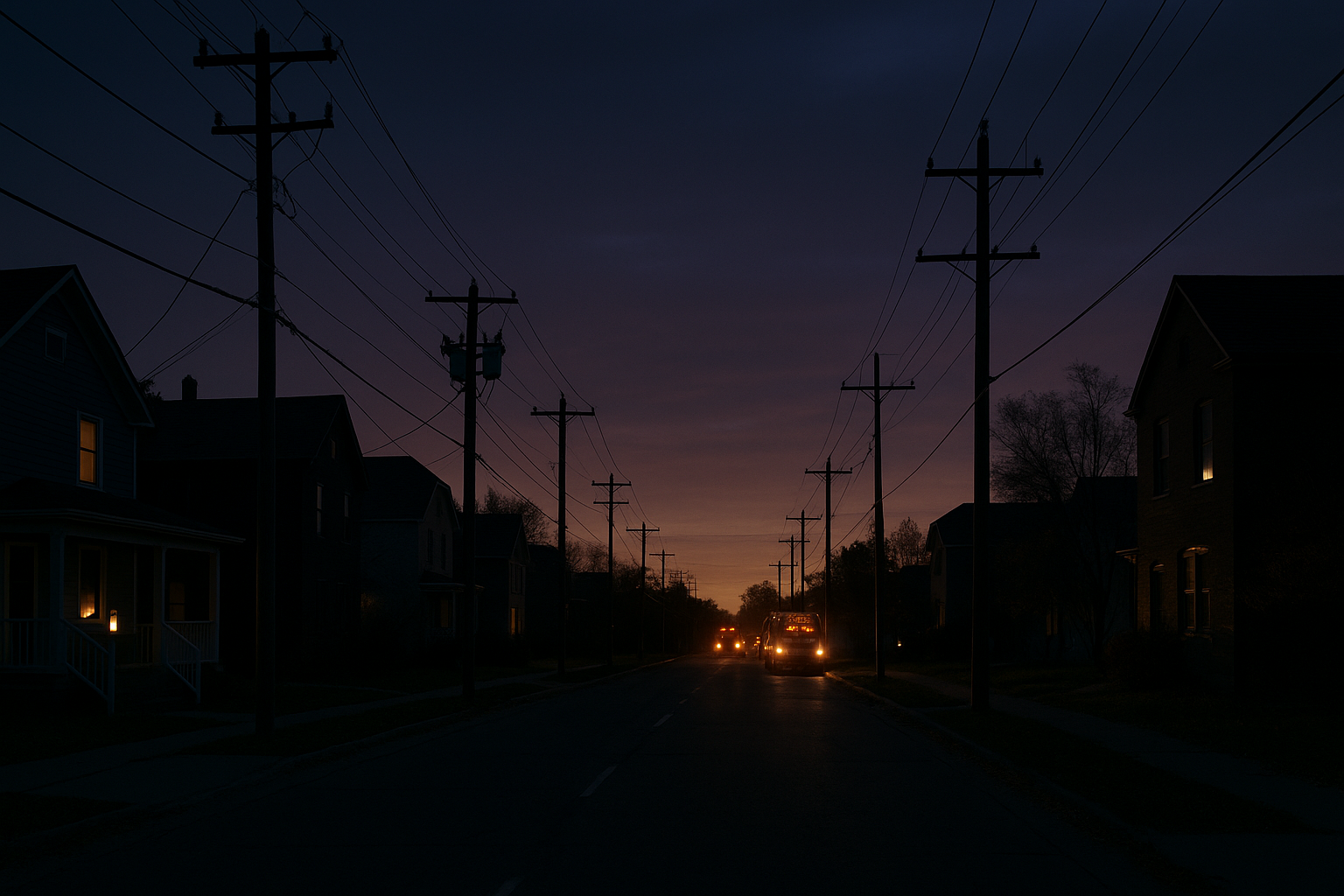 Visual representation of xcel power outage