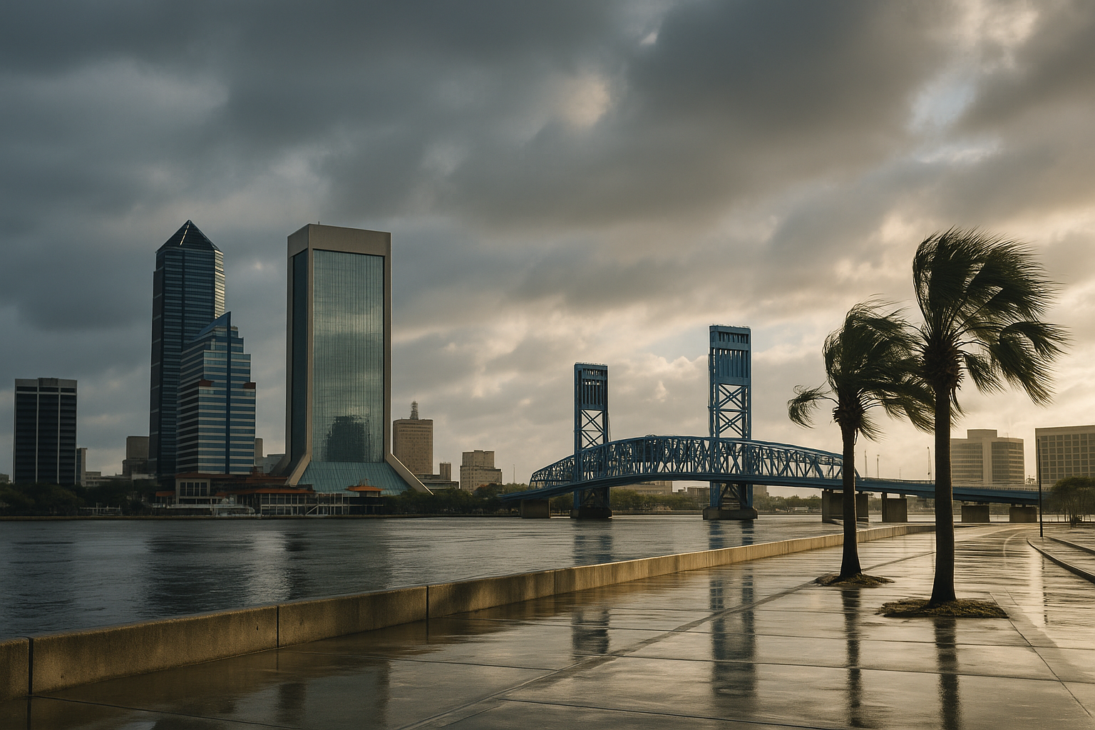 Visual representation of jacksonville weather