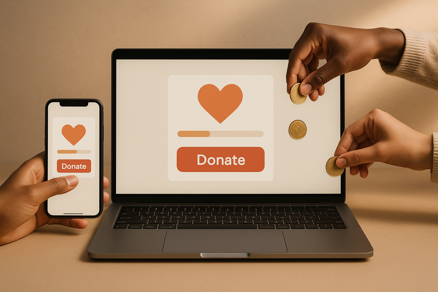 Visual representation of gofundme