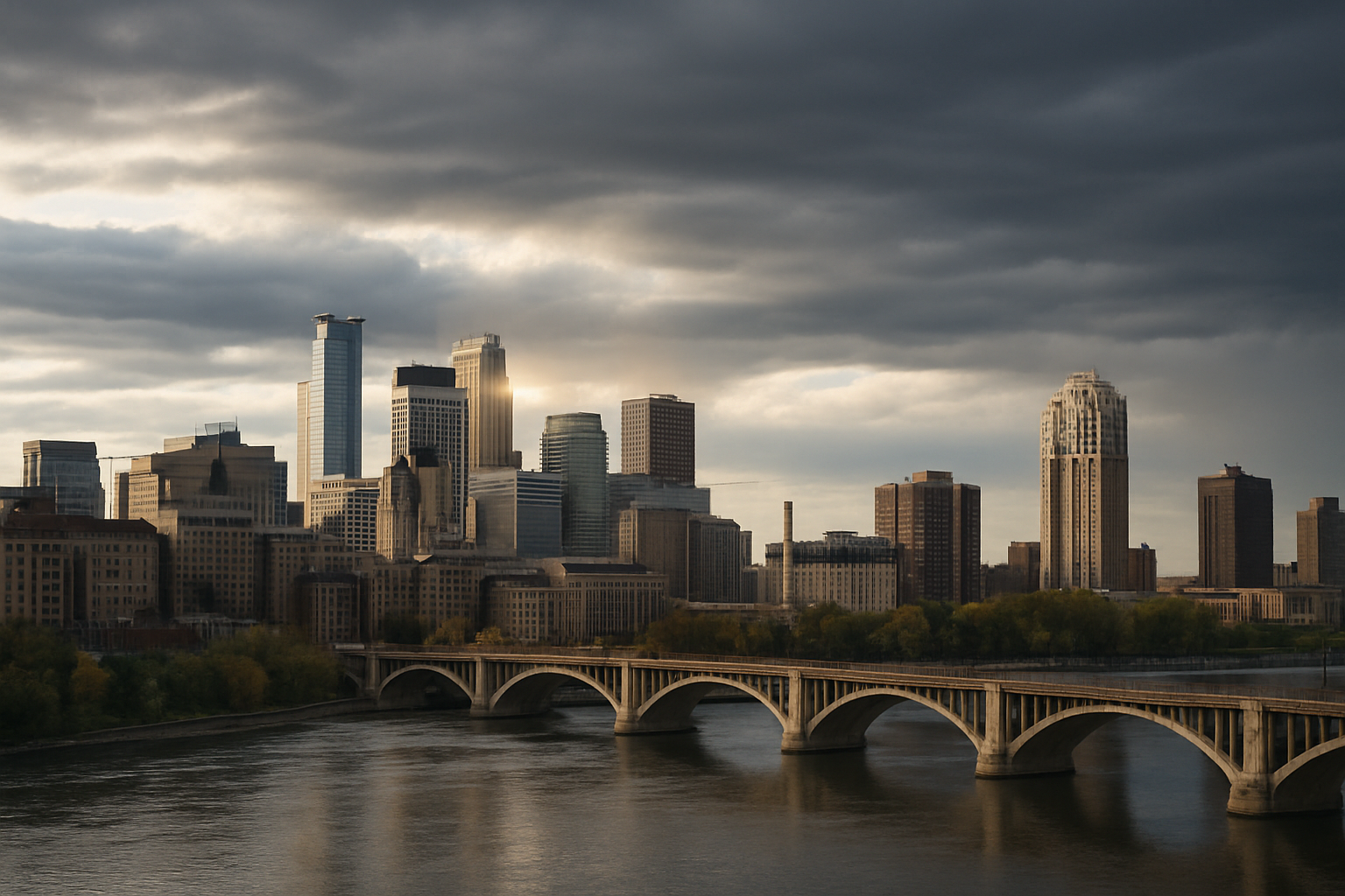 Visual representation of minneapolis weather