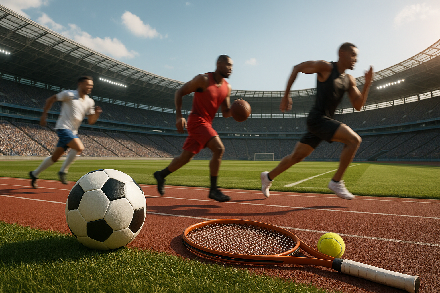 Visual representation of sports