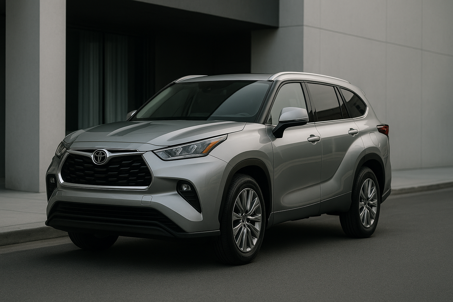 Visual representation of toyota highlander