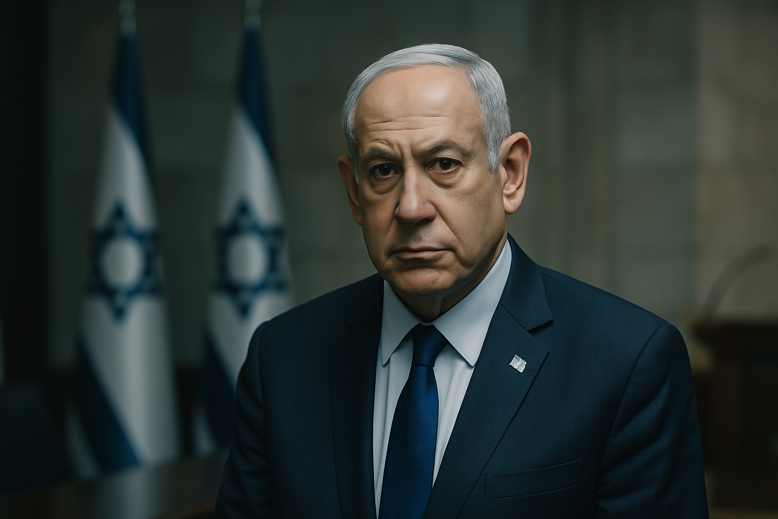 Visual representation of netanyahu