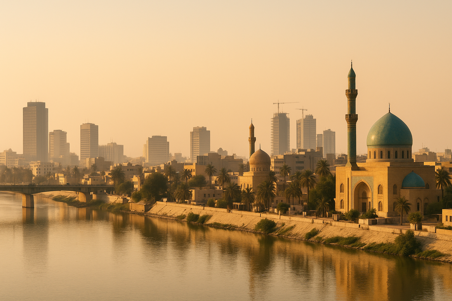 Visual representation of baghdad