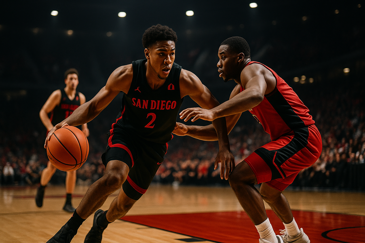 Visual representation of san diego state basketball