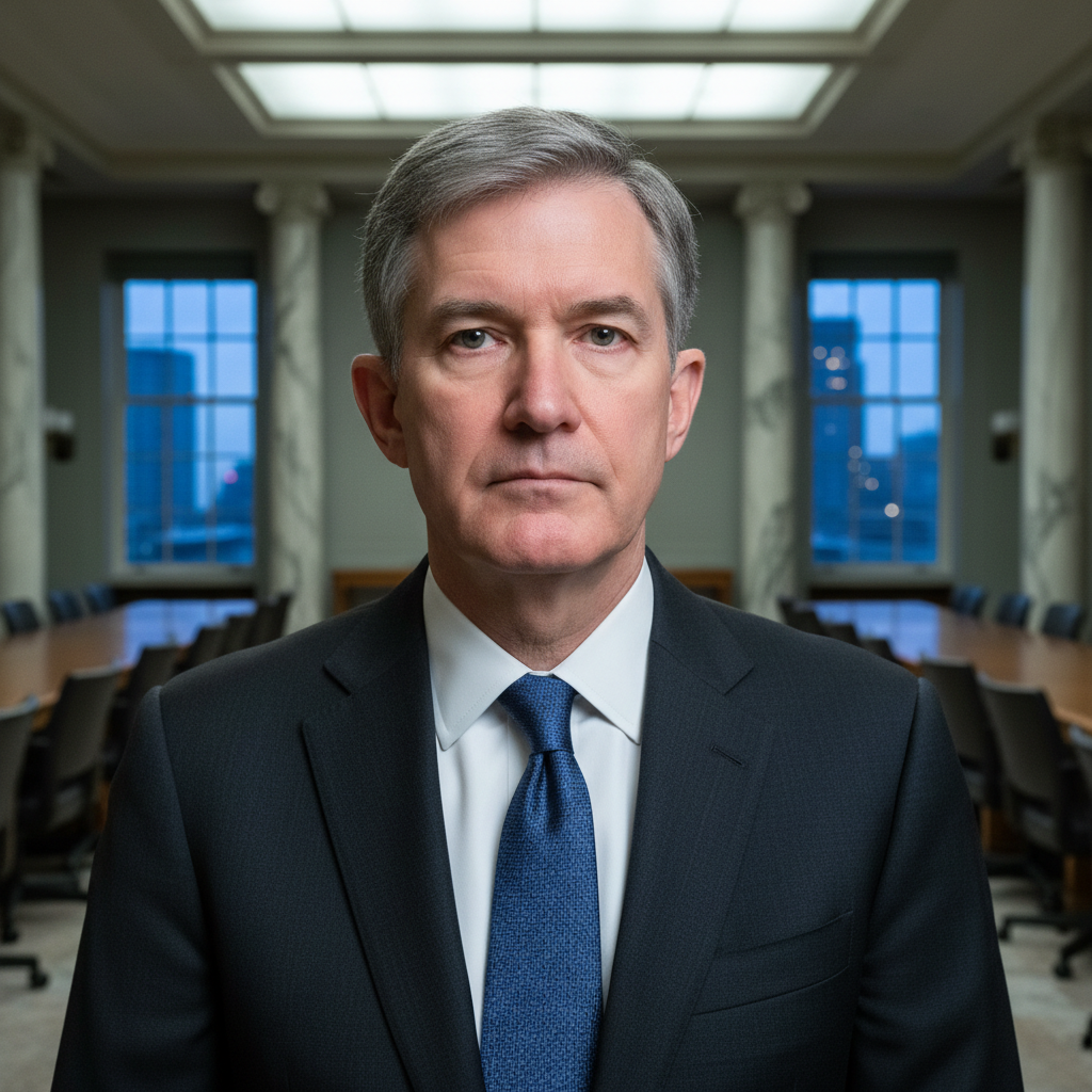 Visual representation of federal reserve chair jerome powell