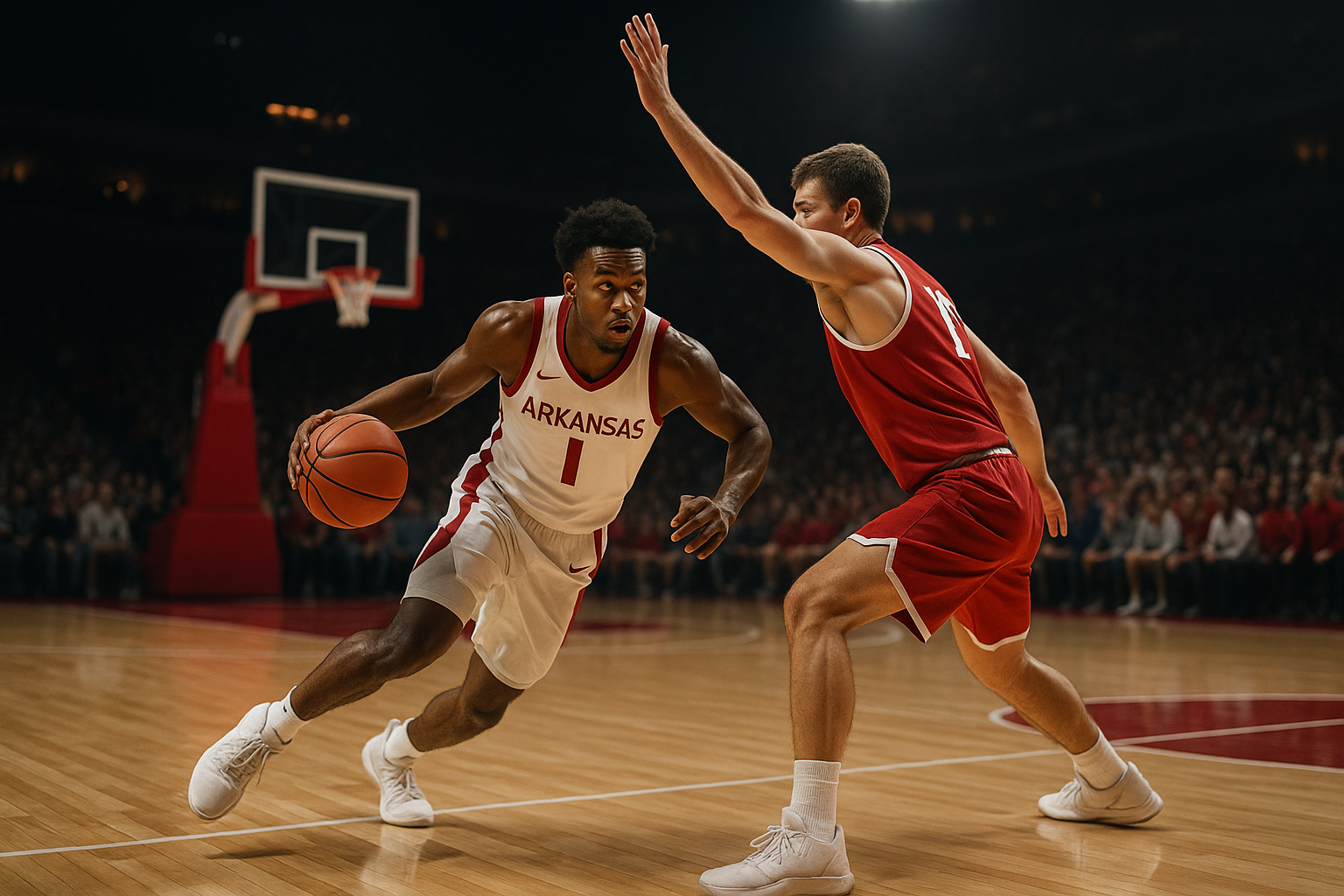 Visual representation of arkansas basketball