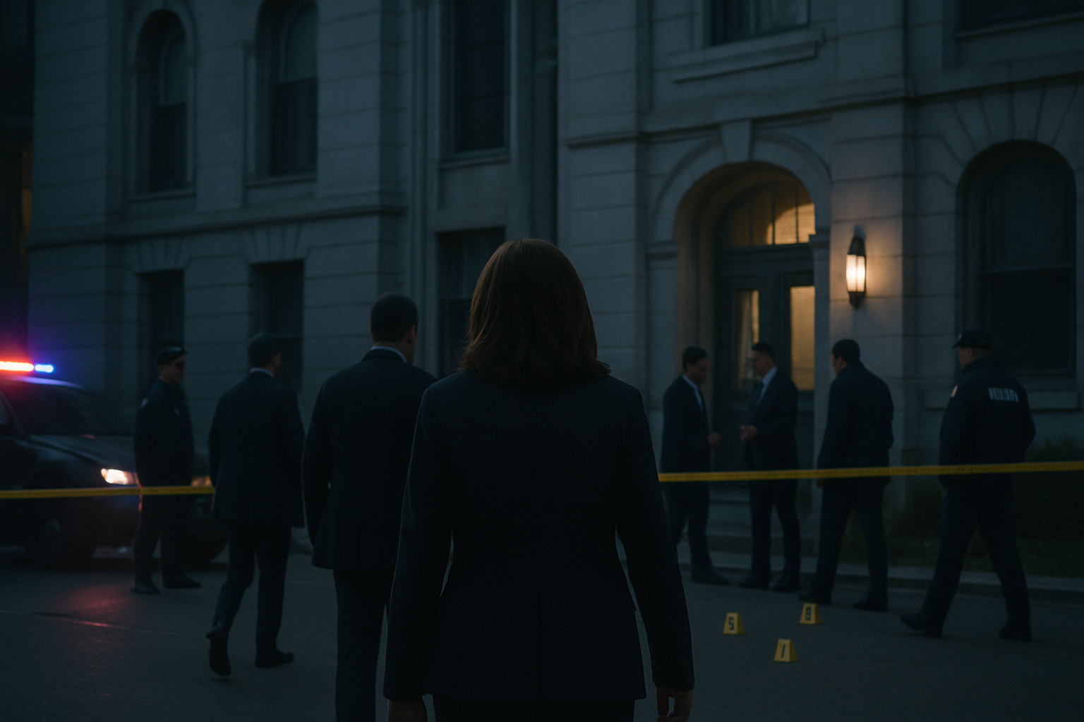 Visual representation of jasmine crockett security guard shot