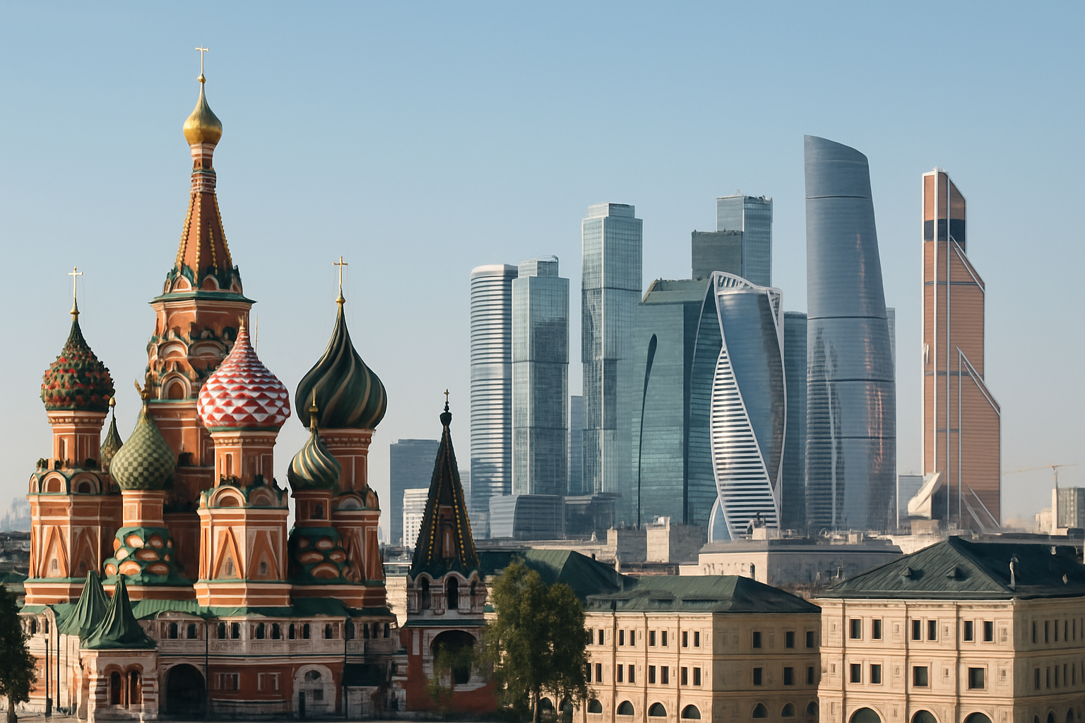 Visual representation of moscow