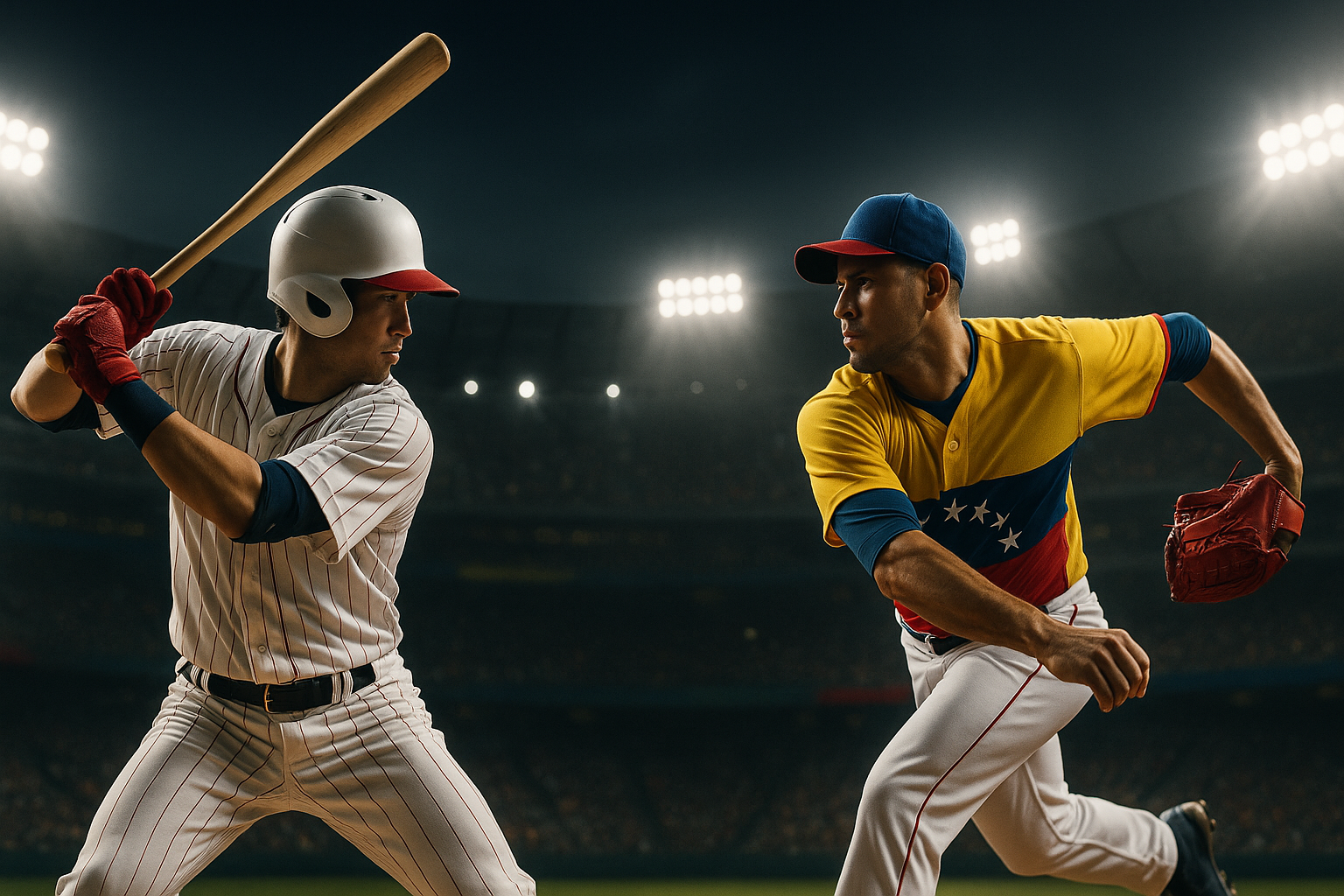 Visual representation of japan vs venezuela wbc