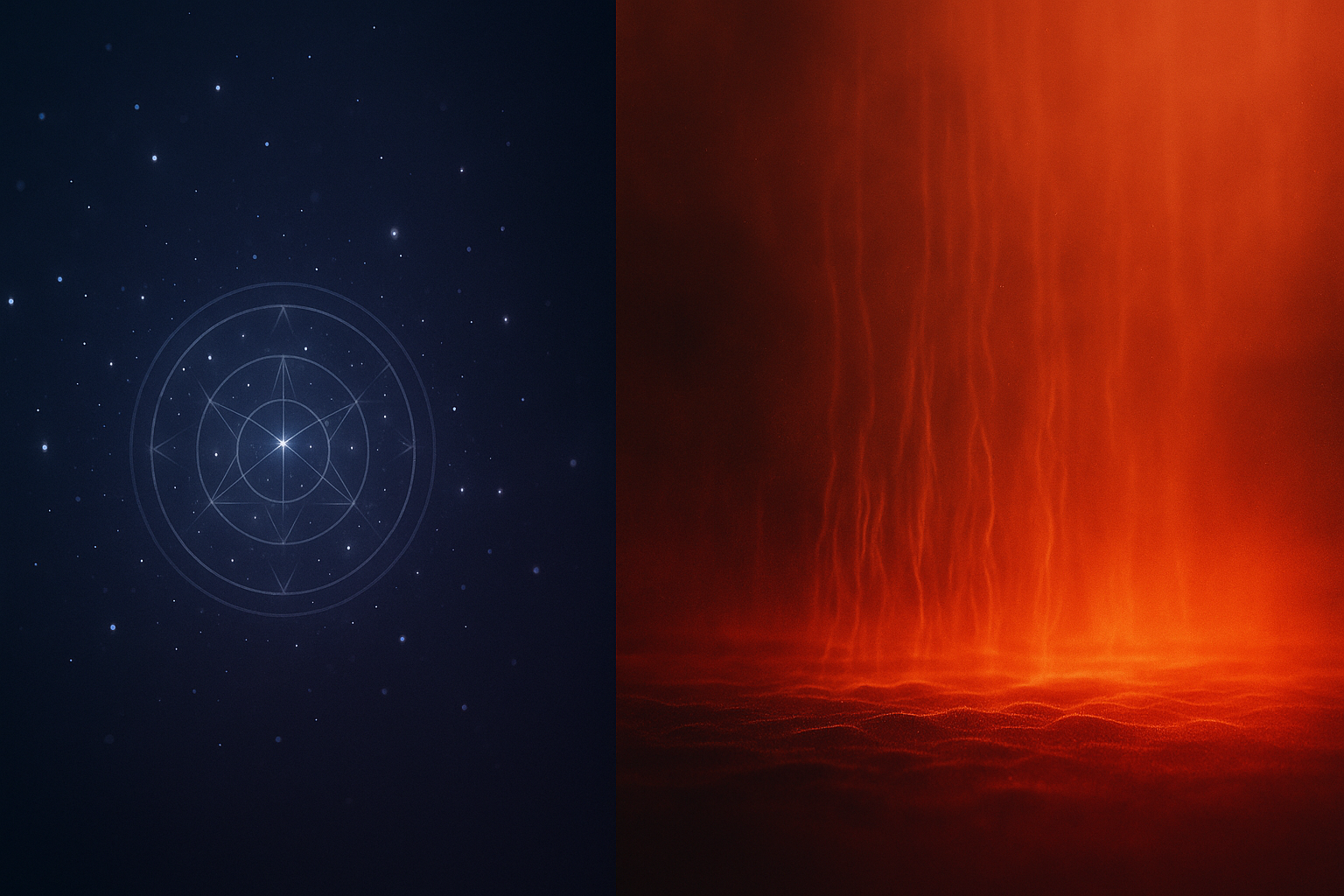 Visual representation of magic vs heat