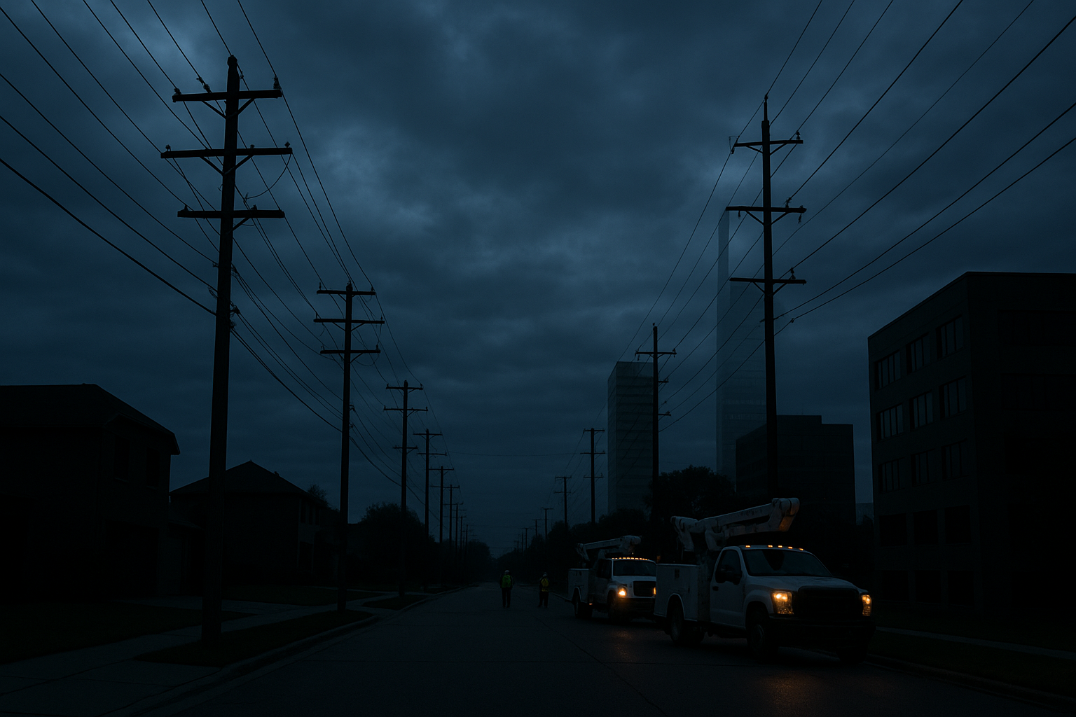 Visual representation of duke energy power outage