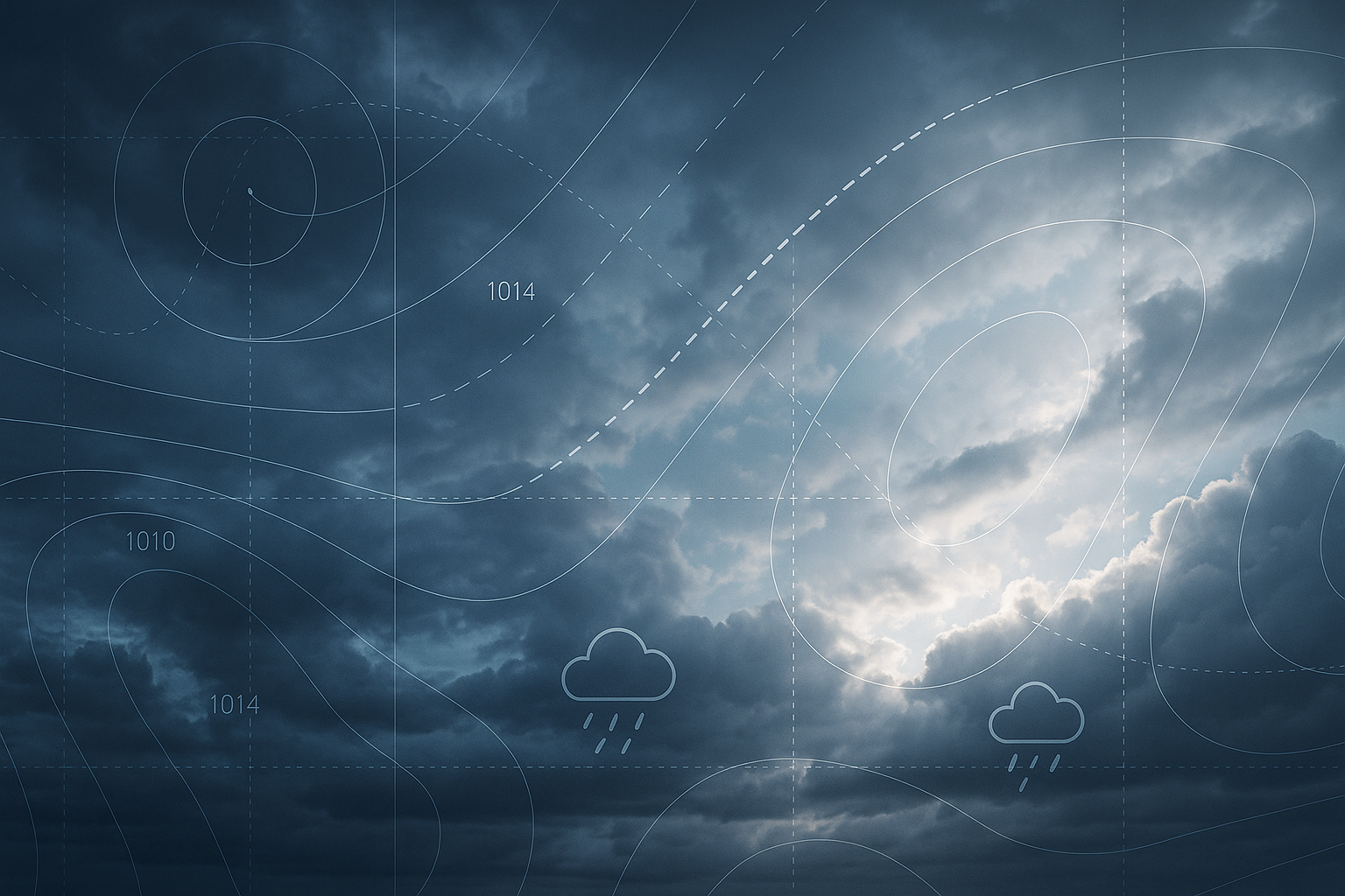 Visual representation of weather channel