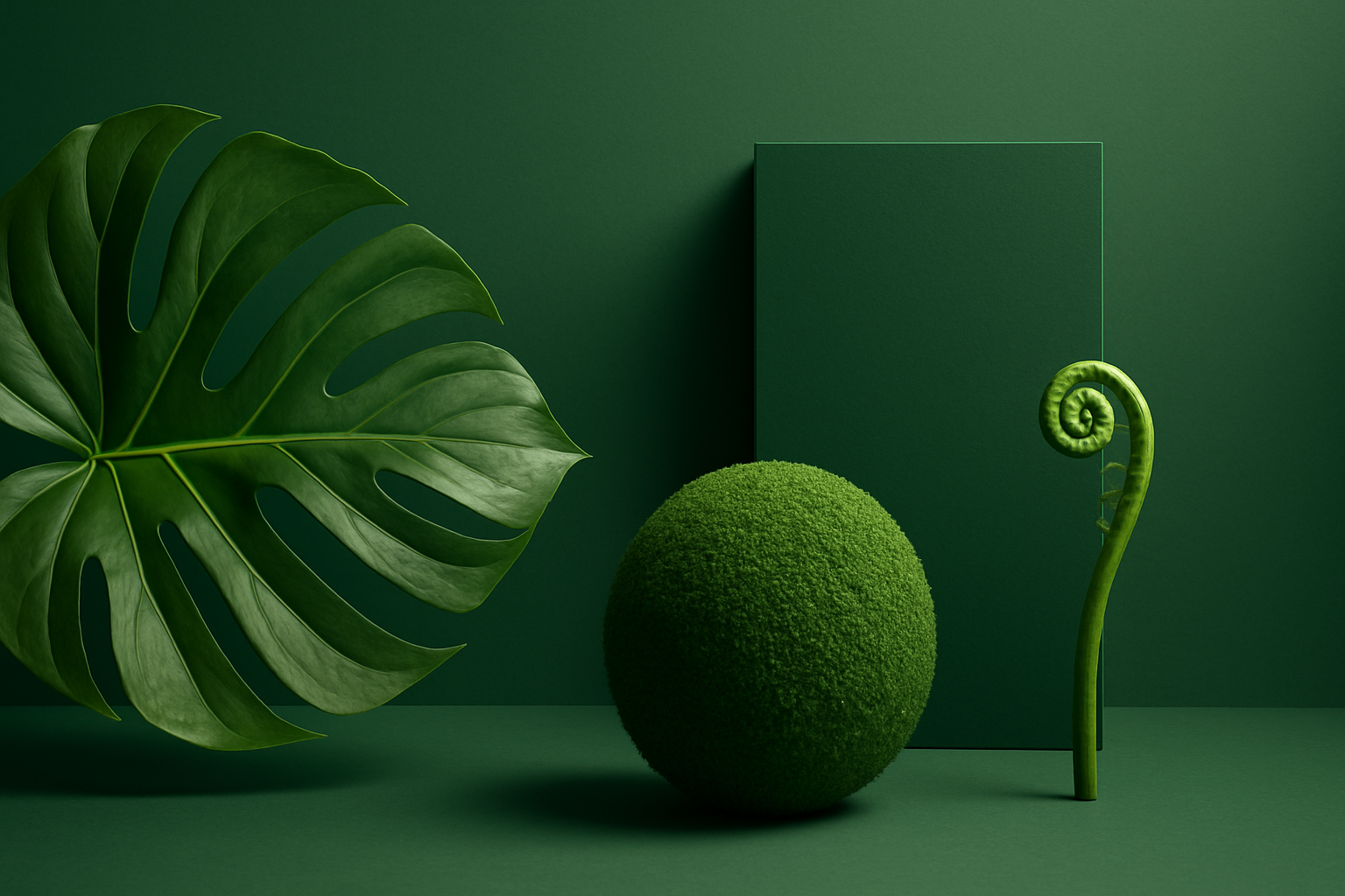 Visual representation of green