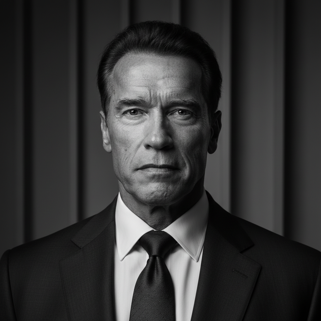 Visual representation of arnold schwarzenegger