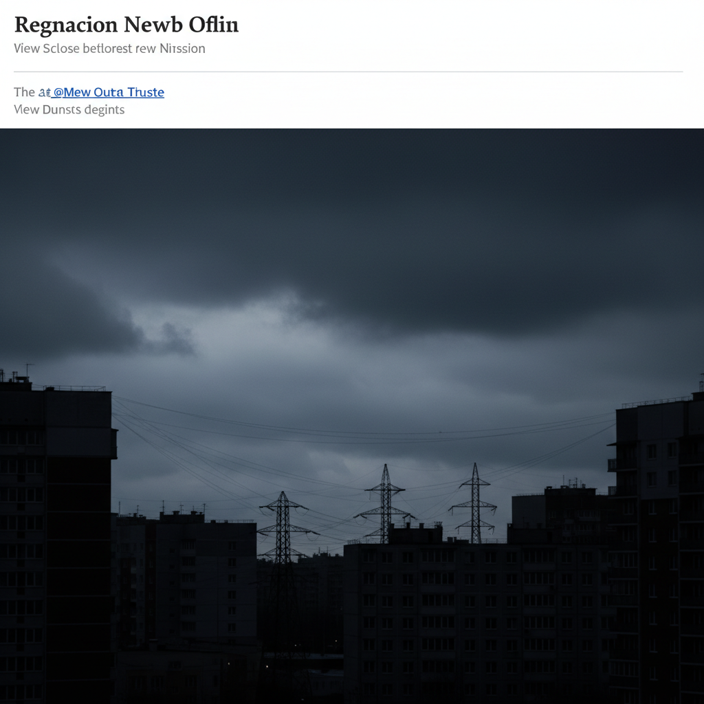 Visual representation of met ed outage