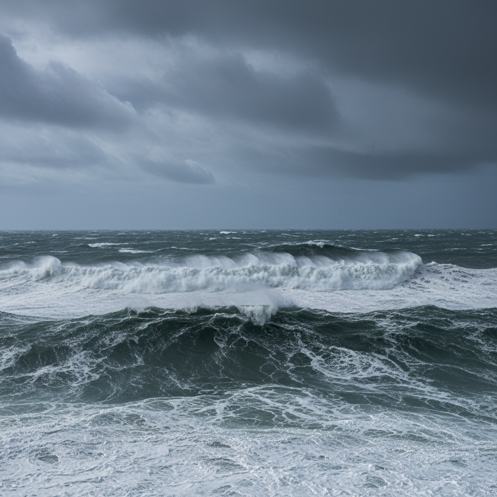 Visual representation of gale warning