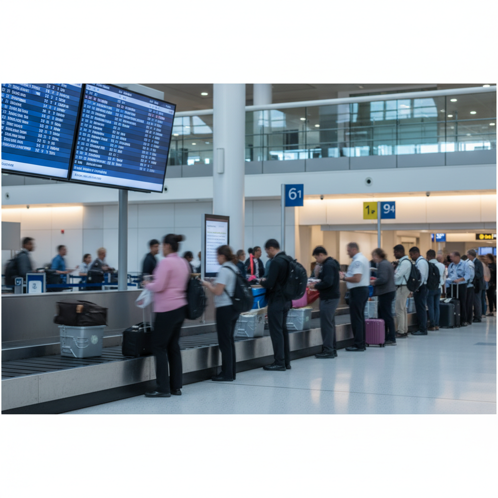 Visual representation of mco tsa wait times