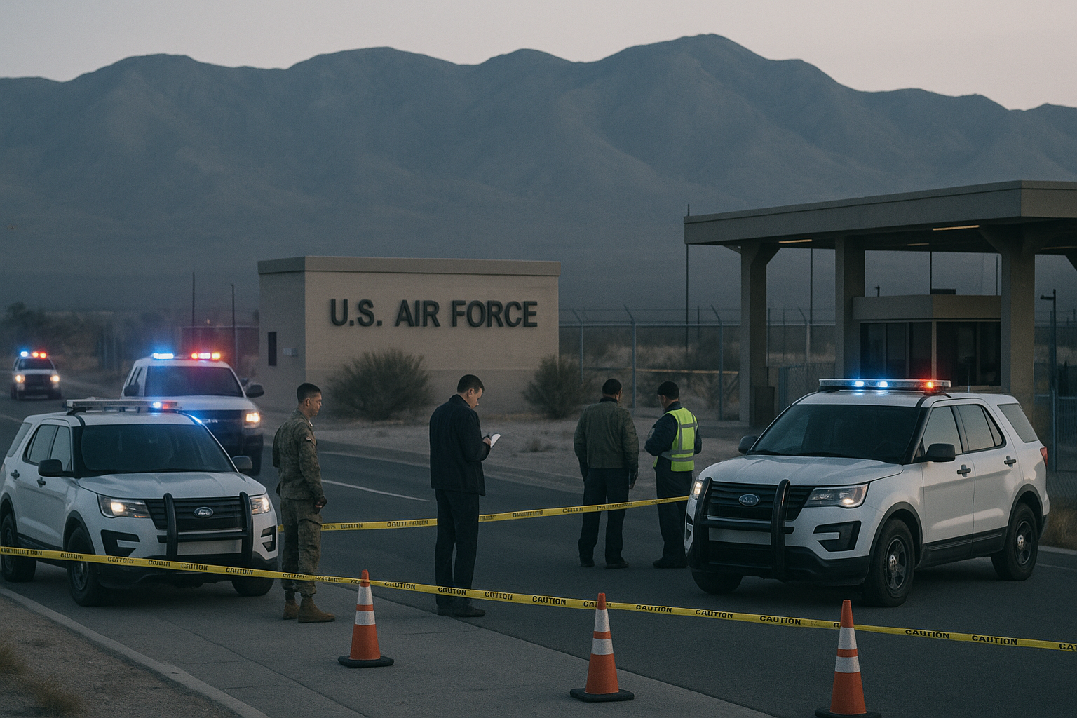 Visual representation of holloman afb shooting