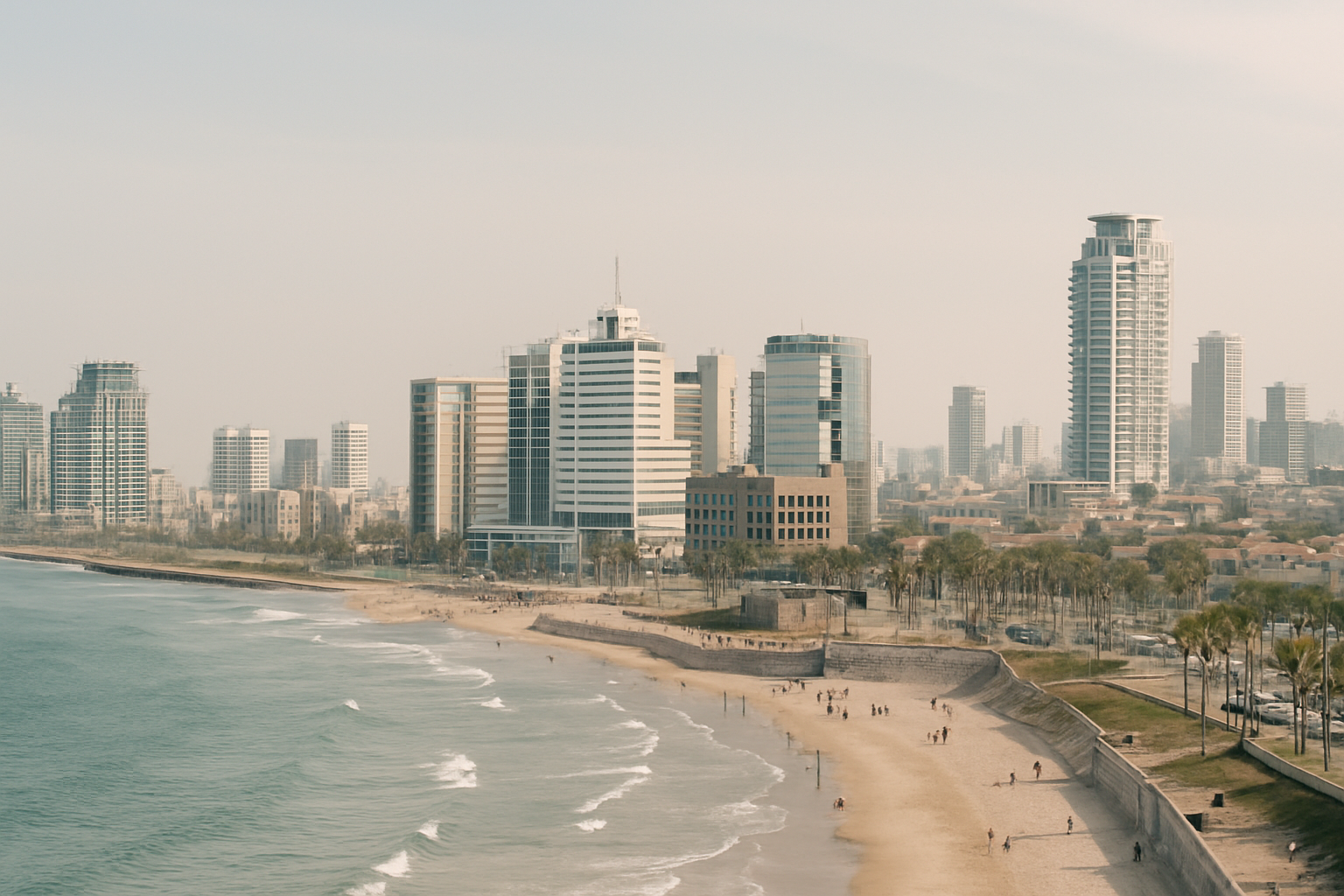 Visual representation of tel aviv